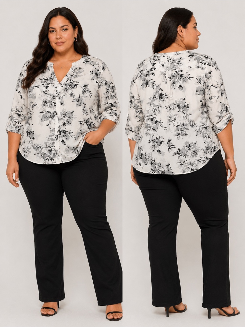Saint Tropez West Floral Blouse Women’s Plus Size 18/20